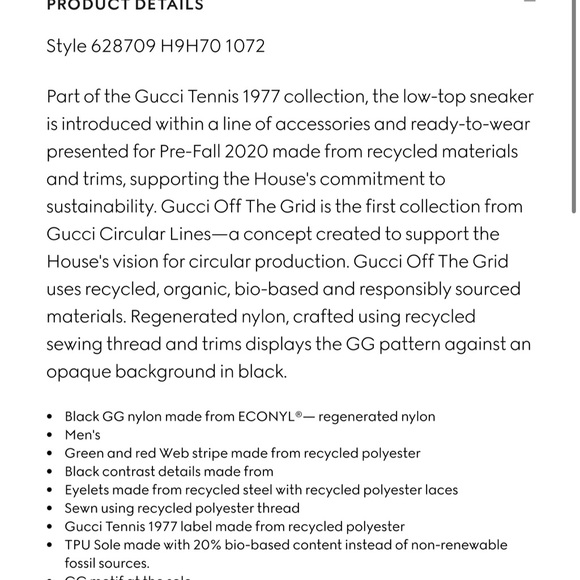 Men’s Gucci Off The Grid sneaker in black, men’s size 9 (American) - Picture 8 of 8